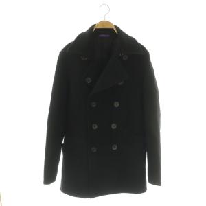 ピーコート Pコート カシミヤ混 L ブラック /ES