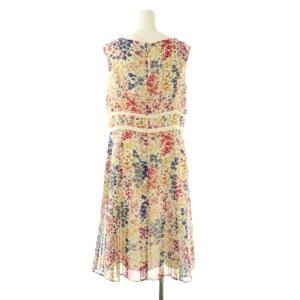 TOCCA 20SS 洗える SEEMANNIA ワンピース 花柄 6 アイボリー マルチカラー OPTOBS0230