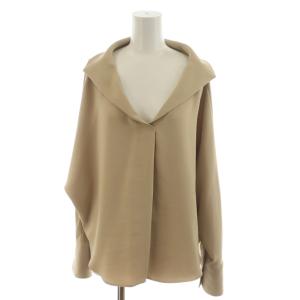 タグ付き 21ss シャツ ブラウス 長袖 F ベージュ /RR