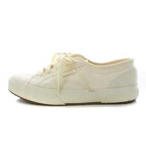 SUPERGA オーガニックキャンバス ナチュラルダイ スニーカー シューズ 23.5cm 白 ホワイト S2111KW-A0A