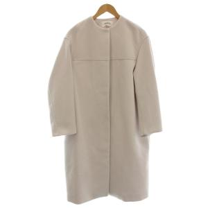 ノーカラーコート ロング コート F ライトピンク FFKB186100 /G