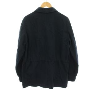 Loro Piana シャツジャケット アウター ラムレザー M 紺 ネイビー /YT