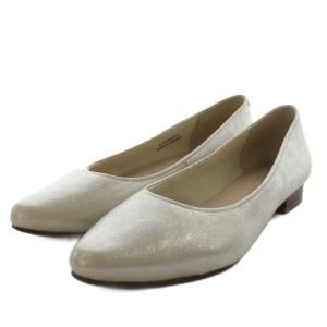 パンプス ヒール アーモンドトゥ 23.5cm ベージュ /AN6