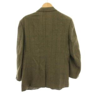 Brooks Brothers テーラードジャケット シングル チェック柄 アルパカ AB6 カーキ BBJBA 838504 /YT