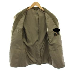 Brooks Brothers テーラードジャケット シングル チェック柄 アルパカ AB6 カーキ BBJBA 838504 /YT