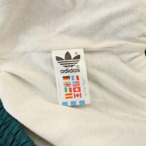 adidas Originals フットボールジャケット 8 ジップアップ 緑 黒 白 ビンテージ /JP