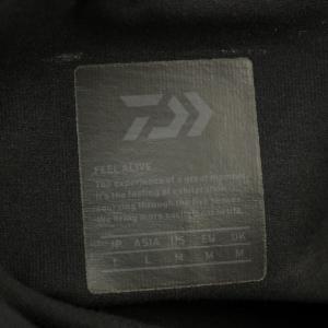 DAIWA PIER39 TECH DRAWSTRING TEE Tシャツ 半袖 ドローコード L 黒 ブラック BE-37023