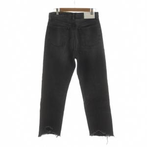 GALLARDAGALANTE タグ付き 23SS デニムパンツ ジーンズ 1 黒 ブラック ダメージ加工 /RR