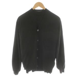 アンサンブルニット ハイネック カーディガン ウール M 茶 ブラウン /AN61