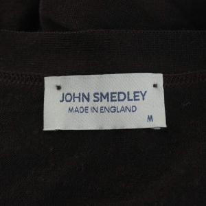 JOHN SMEDLEY アンサンブルニット ハイネック カーディガン ウール M 茶 ブラウン /AN61