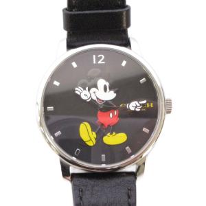 ディズニー Disney 腕時計 ウォッチ クォーツ アナログ 2針 ステンレススチール レザーバンド