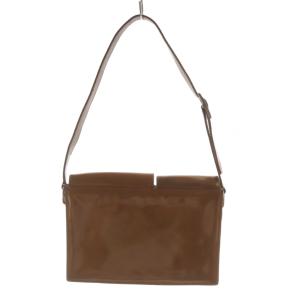 GUCCI ハンドバッグ ワンショルダーバッグ エナメル ゴールド色 /AN6 OH