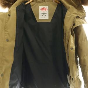 DANTON FAUX FUR HOODED DOWN JACKET ダウンジャケット アウター 34 ベージュ JD-8931