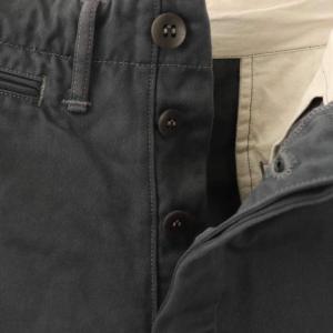 WAREHOUSE ストレートパンツ ボタンフライ 32 ダークグレー /DF