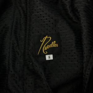 Needles Track Pant トラックパンツ ジャージ ライン パピヨン刺繍 S 黒 MR523 /KH