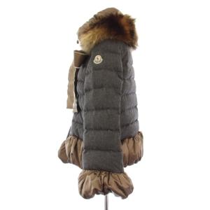 MONCLER sacai MARIKO ダウンジャケット ラクーンファー 0 グレー 2209S4631225