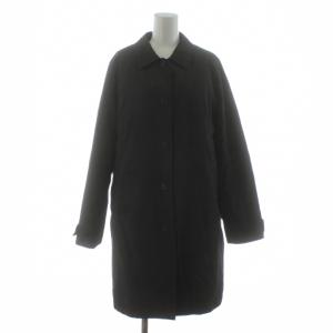 ステンカラーコート ロング ダウンライナー付き 3 黒 ブラック 578-212973 /KU