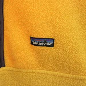 Patagonia シンチラ SYNTCHLA ハーフジップフリースプルオーバー ハイネック 長袖 ヴィンテージ L 黄 イエロー