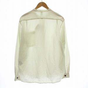 MHL. バンドカラーシャツ 長袖 シャツ L 白 596-9250503 /G