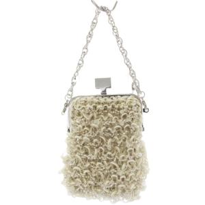 ミニアトゥーラポーチ ワイヤーポーチ ポシェット 白 /TK