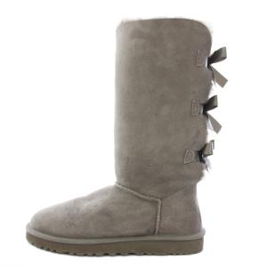 Bailey Bow ベイリーボウ ムートンブーツ ロング 厚底 スエード リボン ワンカラー US7
