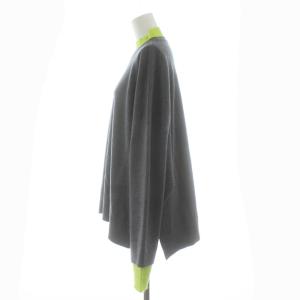 ENFOLD 24AW LAYERED NECK BOX PULLOVER レイヤードニットプルオーバー セーター 長袖