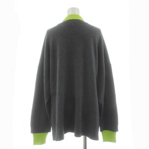 ENFOLD 24AW LAYERED NECK BOX PULLOVER レイヤードニットプルオーバー セーター 長袖
