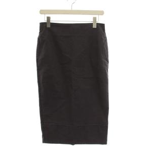 SOFIE BACK SATIN TIGHT LONG SKIRT タイトスカート ロング 2 グレー