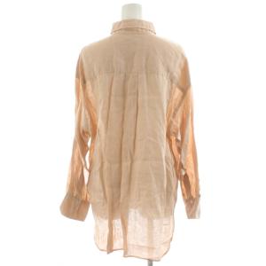 JOURNAL STANDARD L'ESSAGE 24SS オーガニックリネンロングシャツ 長袖 麻 ベージュ 24050370203010 /AN60