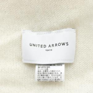 UNITED ARROWS ストール カシミヤ 白 ホワイト /AN35