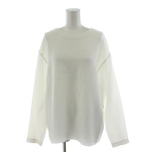 24SS バックスリットブラウスTee シャツ 長袖 F 白 ホワイト GGZ1041204A0016