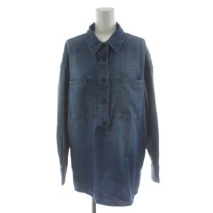 25SS デニムプルオーバーシャツ 長袖 F インディゴ 25050462714010 /AN48