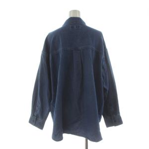 JOURNAL STANDARD relume 25SS デニムプルオーバーシャツ 長袖 F インディゴ 25050462714010 /AN48
