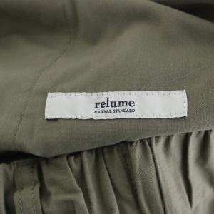JOURNAL STANDARD relume 25SS コットンツイルイージーカーブパンツ F カーキ 25030462124010 /AN51