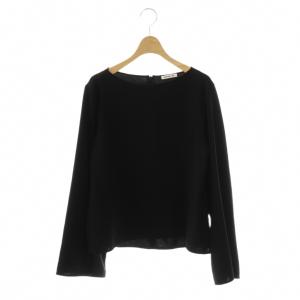 24SS Sofia ジップスリーブ ブラウス 長袖 プルオーバー 黒 24051500803010 /NR