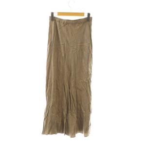 EVERYDAY I LIKE 23AW Cu/R Maxi スカート ロング フレア ベージュ 23060500811230 /NR