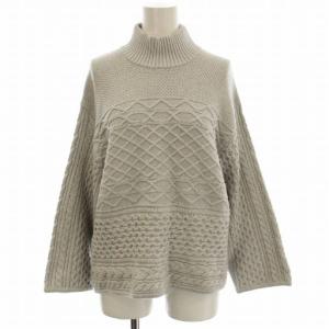 21AW NORWICH SHARON ハイネック ニット 長袖 セーター 38 グレー 03-1301715-025-038