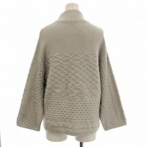 theory luxe 21AW NORWICH SHARON ハイネック ニット 長袖 セーター 38 グレー 03-1301715-025-038