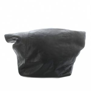 Yohji Yamamoto en cuir ショルダーバッグ ブラック FV-I06-731