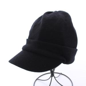 25AW ウールニットキャップ ブラック C03-07004
