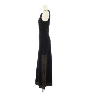 CELINE ノースリーブワンピース 36 ブラック 26169/0027