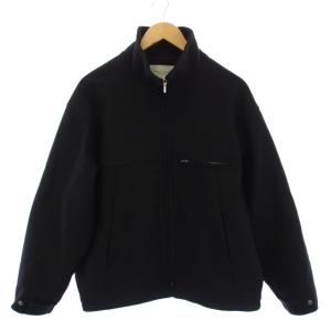 Super140s メルトンスタンドジップブルゾン 01 ブルゾン 155650003
