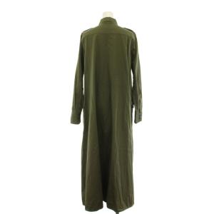 DSQUARED2 シャツワンピース ロング 長袖 40 カーキ S75CT0876 /YT