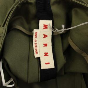 MARNI スカート ロング フレア ベルト タグ付き 36 カーキ GOMA0186AOTCY42 /YT