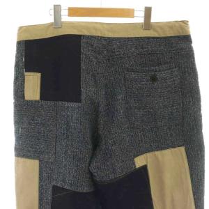 PS Paul Smith. RED EAR ミックスアップパッチワークパンツ XL 紺 ネイビー /SS OS