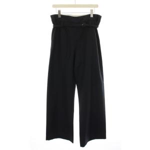 ワイドパンツ ベルト付き 40 紺 ネイビー PAMA0097CU /YT