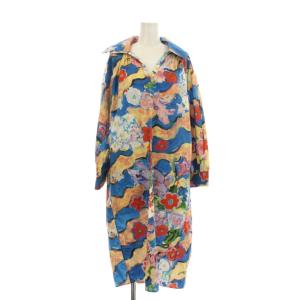 23SS ペインティングフラワープリントワンピース 40 マルチカラー ABMA0807A0