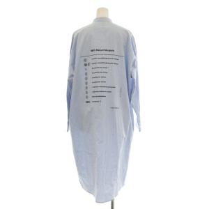 MM6 Maison Margiela 19SS シャツワンピース ストライプ 36 ブルー S52CT0389