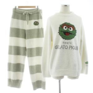SESAME STREET オスカー ジャガードプルオーバー＆ロングパンツセット ルームウェア パジャマ
