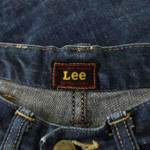 LEE デニム ジーンズ 31×33 ストレート 色落ち加工 5ポケット /JP